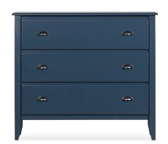 Cottage 3-Drawer Wide Chest with Pulls