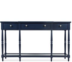 gabriella blue console table in navy