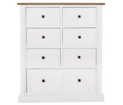 Norwood Tall Chest - Driftwood Natural & Limestone
