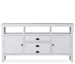 Walker 50" TV Console - Weathered White