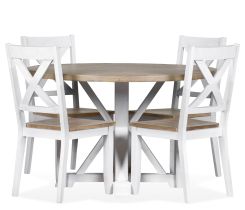 Wellesley 5 Piece Dining Set - White