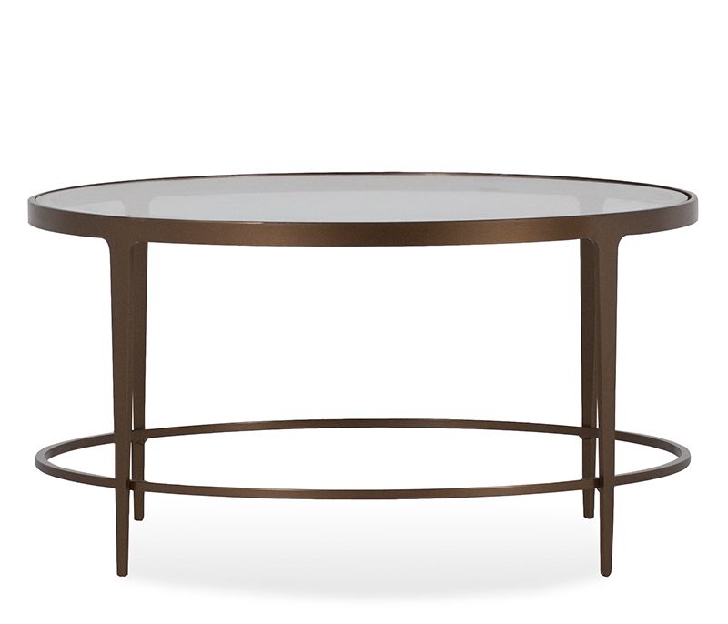 Clooney Round Coffee Table Harvest Occasional Tables Boston Interiors