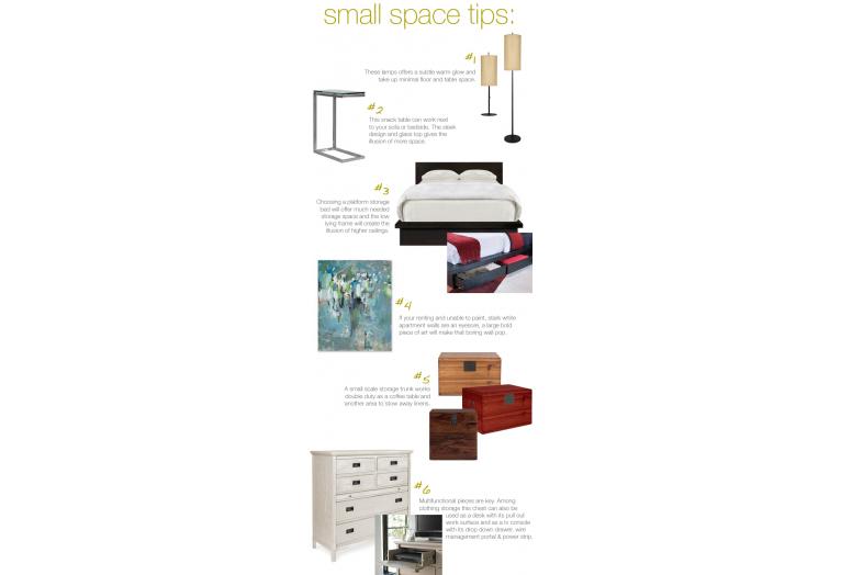 6 Small Space Tips